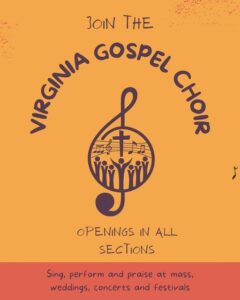 virginia gospel choir poster